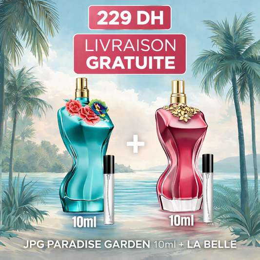 Pack 10ml JPG Paradise Garden + 10ml La Belle